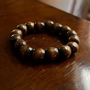 Elegant Brown Beaded Bracelet